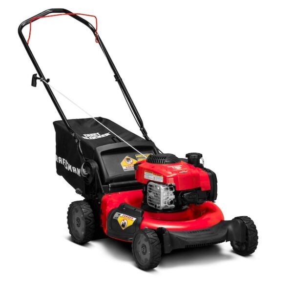 CRAFTSMAN M160 Vertical Storage 21-in Gas Push Lawn Mower with 150-cc Briggs and Stratton Engine