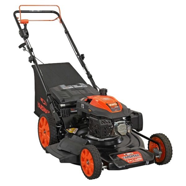 YARDMAX YG2760 22-in Gas Self-propelled Lawn Mower with 201-cc Engine