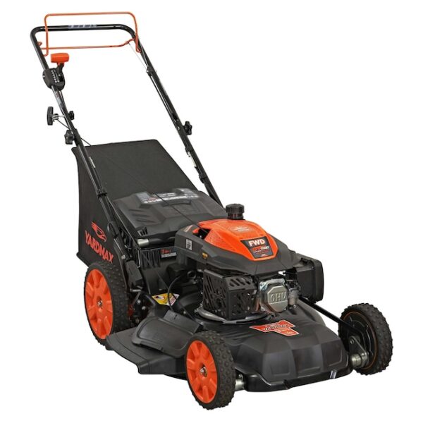 YARDMAX YG2860 22-in Gas Self-propelled Lawn Mower with 201-cc Engine