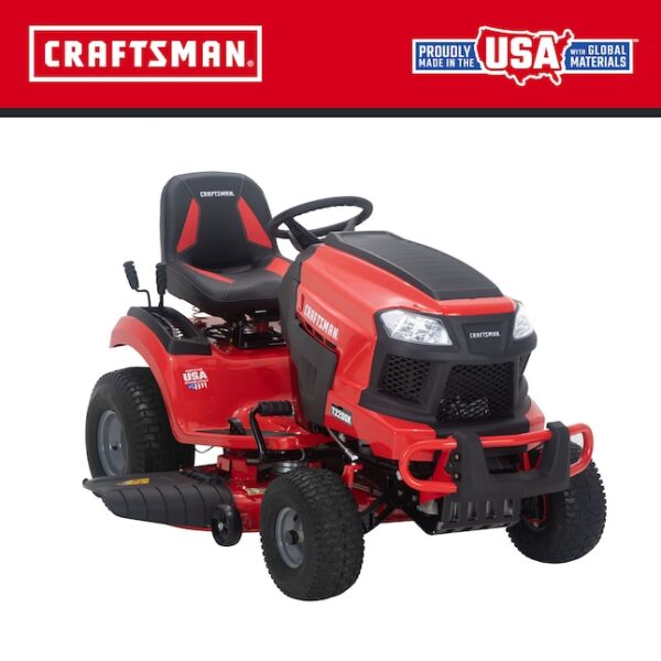 CRAFTSMAN T2200K Turn Tight 42-in 20-HP V-twin Gas Riding Lawn Mower - Image 12