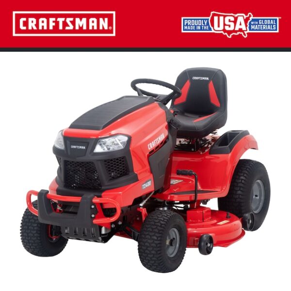 CRAFTSMAN T2400 Turn Tight 46-in 23-HP V-twin Gas Riding Lawn Mower - Image 12