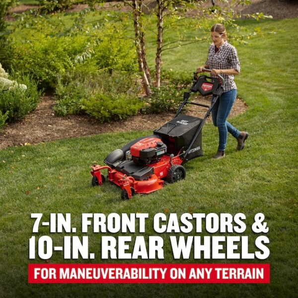 CRAFTSMAN M430 28-in Gas Self-propelled Lawn Mower with 223-cc Briggs and Stratton Engine - Image 4