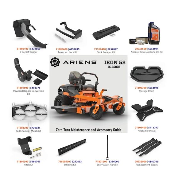 Ariens Ikon 52-in 23-HP V-twin Gas Zero-turn Riding Lawn Mower - Image 9