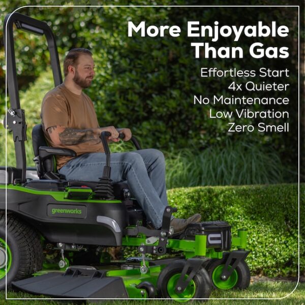 Greenworks Maximus 60-in 40-HP Brushless Motor Zero-turn Riding Lawn Mower (CARB) - Image 13