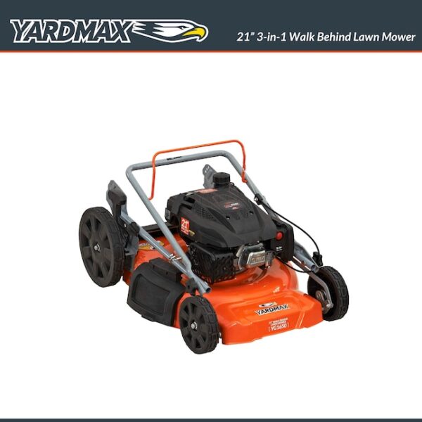 YARDMAX Yg1650 21-in Gas Push Lawn Mower with 170-cc Engine - Image 4